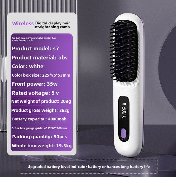multi-function straight hair comb