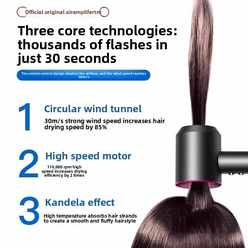 Portable Intelligent Temperature Control High-Speed Hair Dryer