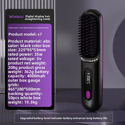 multi-function straight hair comb